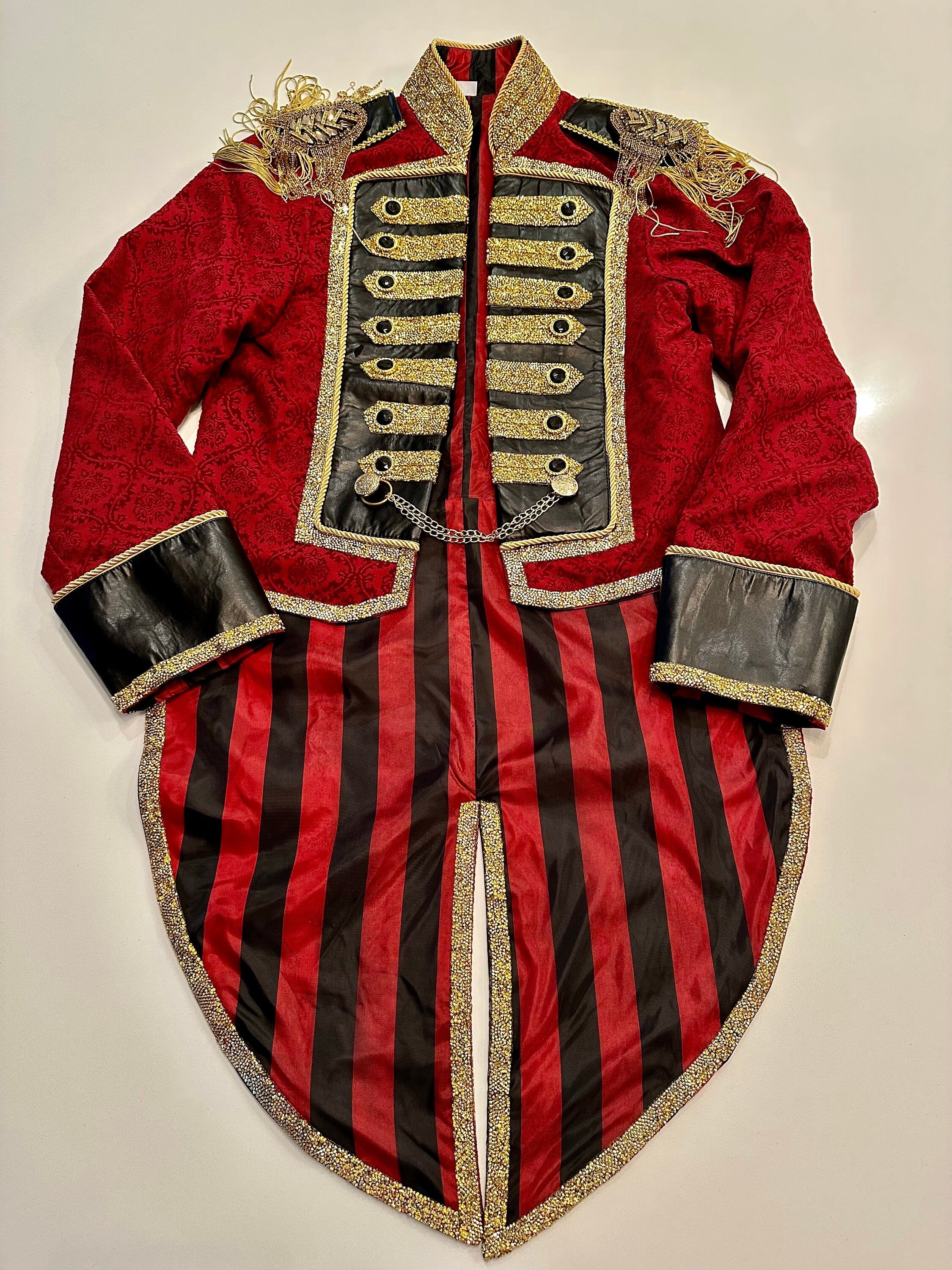 Mens Hand Made Ringmaster Costume